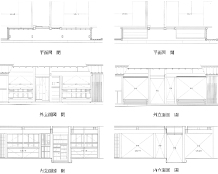 ミセノマの平面図・内外立面図